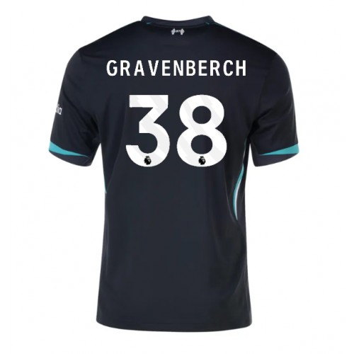 Dres Liverpool Ryan Gravenberch #38 Gostujuci 2024-25 Kratak Rukav